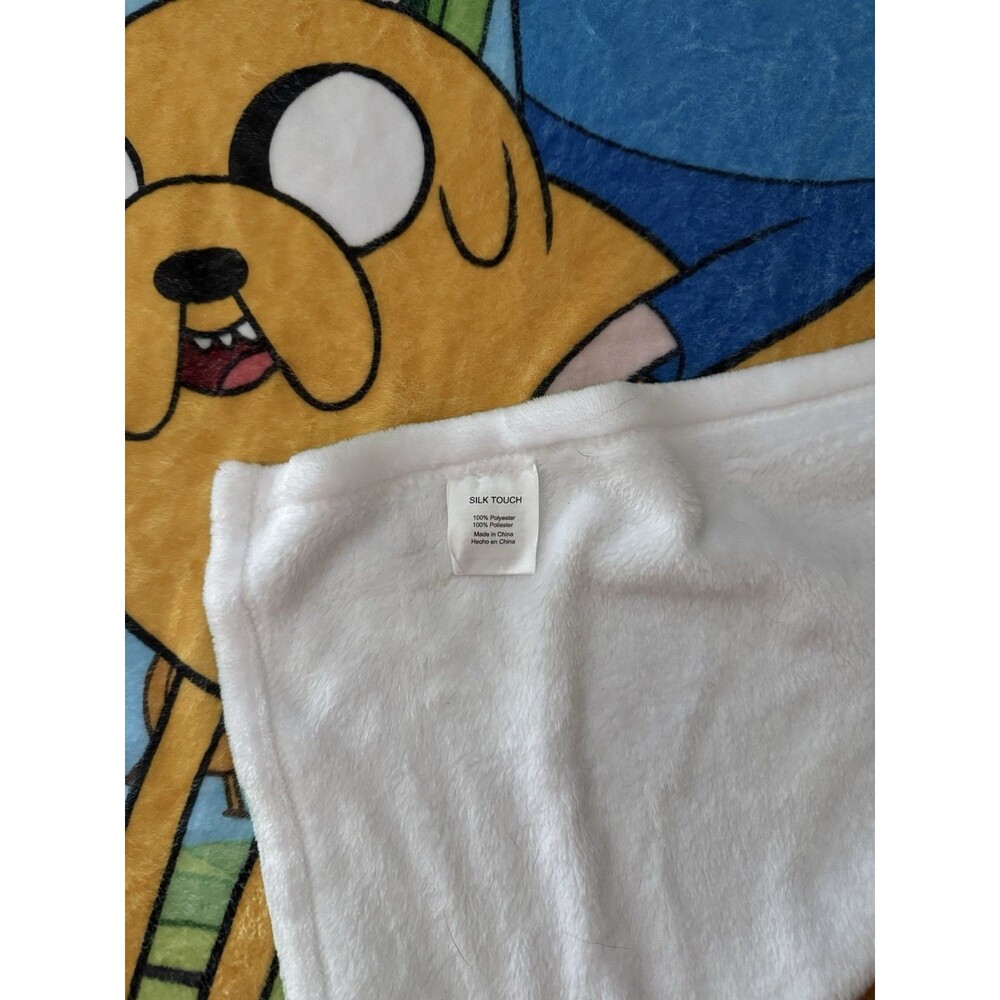 Adventure Time Best Bros Silky Touch Super Soft Throw Blanket, 36"x58" NEW - Picture 3 of 4
